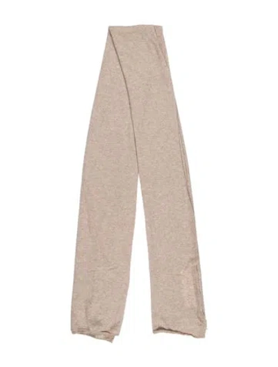 Pre-owned The Row Cashmere Scarf W/ Tags In Neutrals