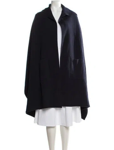 Pre-owned The Row Cashmere Shawl In Blue