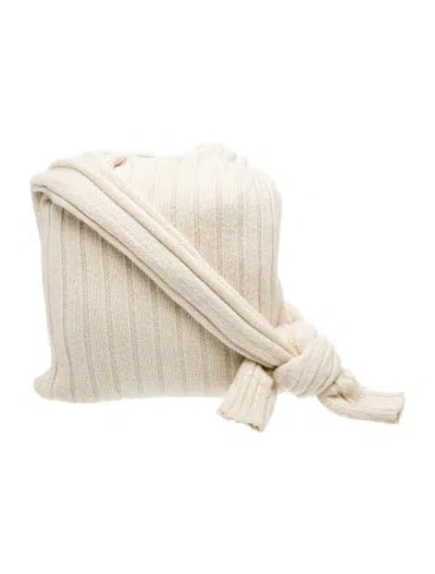 Pre-owned The Row Cashmere Shoulder Bag In Neutral