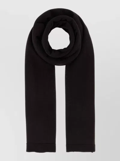 The Row Cashmere Silk Scarf In Black