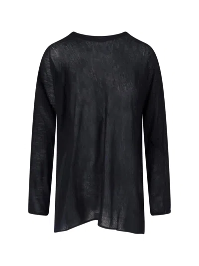The Row Cashmere Sweater In Black