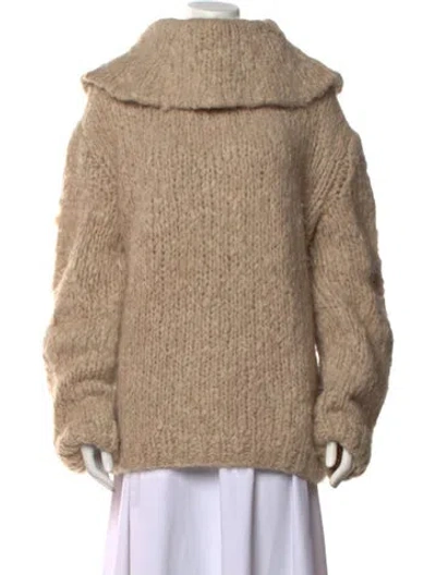 Pre-owned The Row Cashmere Sweater In Brown/neutrals