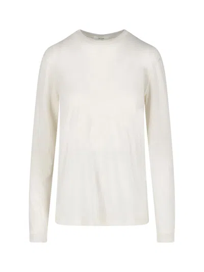 The Row Cashmere Sweater In Black
