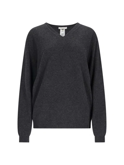 The Row Leilani Cashmere Sweater In Black