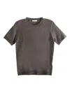 The Row Cashmere T-shirt In Gray