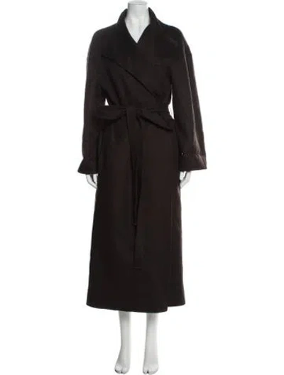 Pre-owned The Row Cashmere Trench Coat In Brown