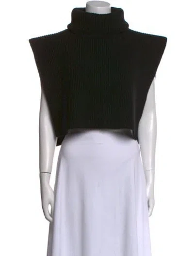 Pre-owned The Row Cashmere Turtleneck Sweater In Black