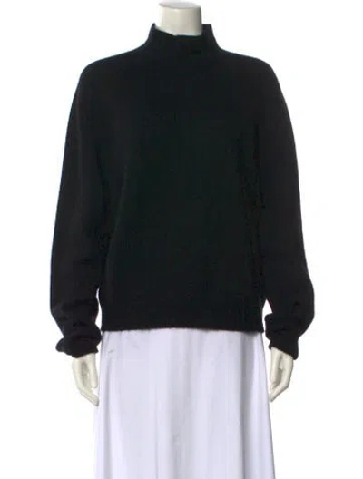 Pre-owned The Row Cashmere Turtleneck Sweater In Black