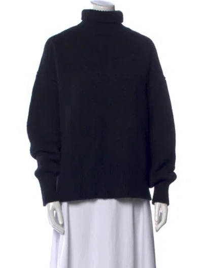 Pre-owned The Row Cashmere Turtleneck Sweater In Black