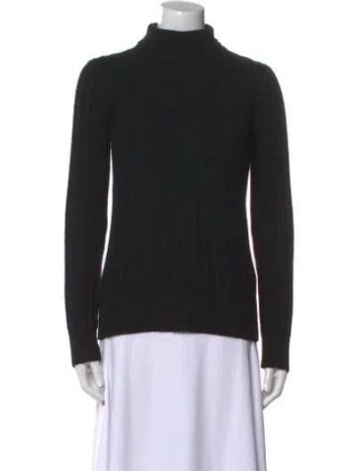 Pre-owned The Row Cashmere Turtleneck Sweater In Black