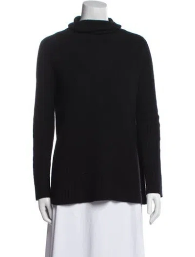 Pre-owned The Row Cashmere Turtleneck Sweater In Black