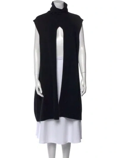 Pre-owned The Row Cashmere Turtleneck Sweater In Black