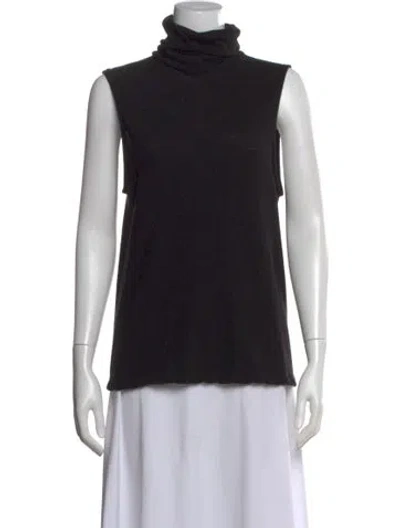 Pre-owned The Row Cashmere Turtleneck Sweater In Black