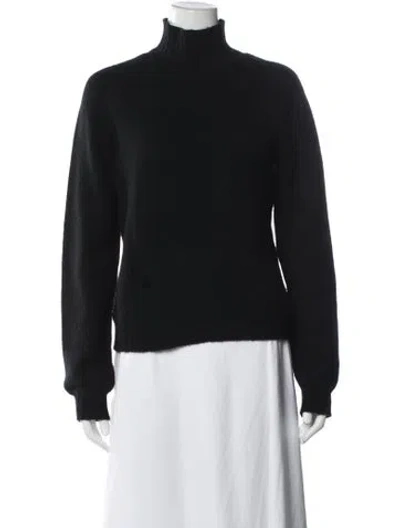 Pre-owned The Row Cashmere Turtleneck Sweater In Black