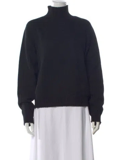 Pre-owned The Row Cashmere Turtleneck Sweater In Blue
