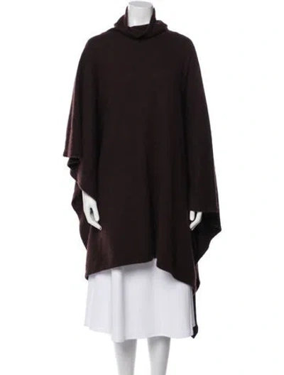 Pre-owned The Row Cashmere Turtleneck Sweater In Brown
