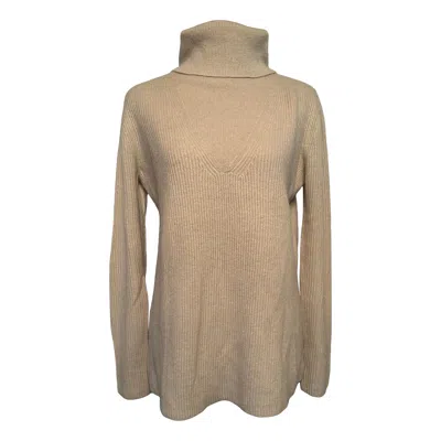 Pre-owned The Row Cashmere Turtleneck Sweater Cream Size Xs Funnel Neck Authentic In White