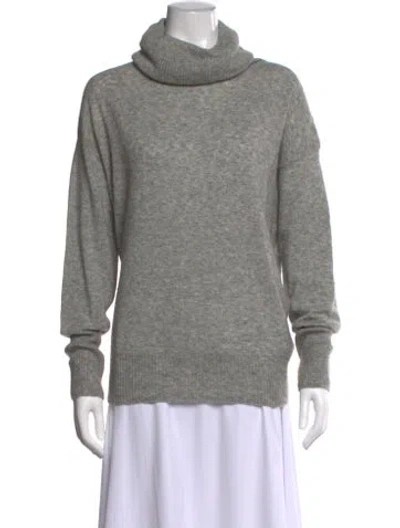 Pre-owned The Row Cashmere Turtleneck Sweater In Gray