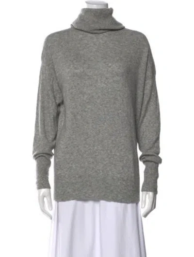 Pre-owned The Row Cashmere Turtleneck Sweater In Gray