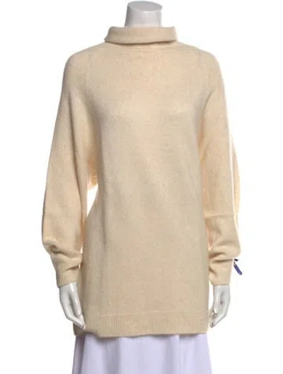 Pre-owned The Row Cashmere Turtleneck Sweater In Neutral