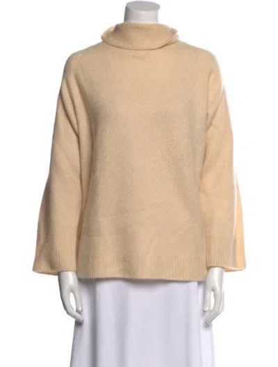 Pre-owned The Row Cashmere Turtleneck Sweater In Neutral