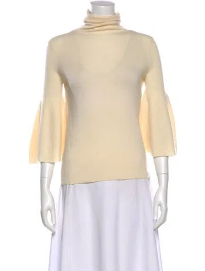 Pre-owned The Row Cashmere Turtleneck Sweater In Neutral