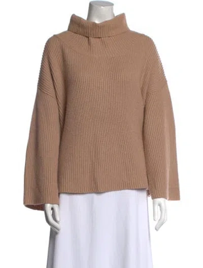 Pre-owned The Row Cashmere Turtleneck Sweater In Neutral