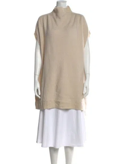 Pre-owned The Row Cashmere Turtleneck Sweater In Neutral