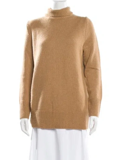 Pre-owned The Row Cashmere Turtleneck Sweater In Neutral