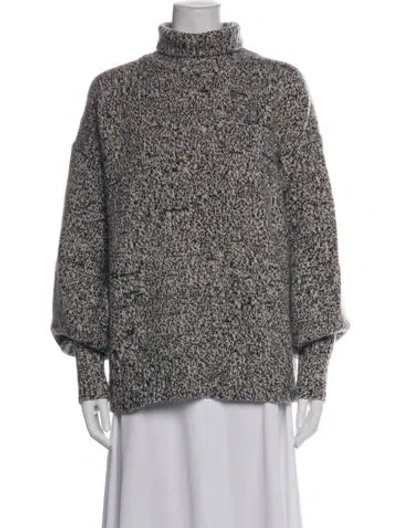 Pre-owned The Row Cashmere Turtleneck Sweater In Neutral