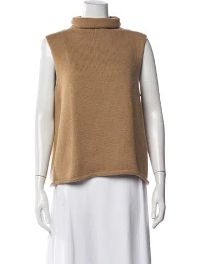 Pre-owned The Row Cashmere Turtleneck Sweater In Neutrals