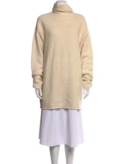 Pre-owned The Row Cashmere Turtleneck Sweater In Neutrals