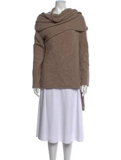 Pre-owned The Row Cashmere Turtleneck Sweater In Neutrals
