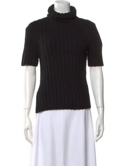 Pre-owned The Row Cashmere Turtleneck Sweater W/ Tags In Black