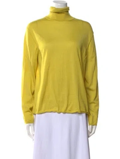 Pre-owned The Row Cashmere Turtleneck Sweatshirt In Green