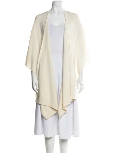 Pre-owned The Row Cashmere V-neck Sweater In Neutral