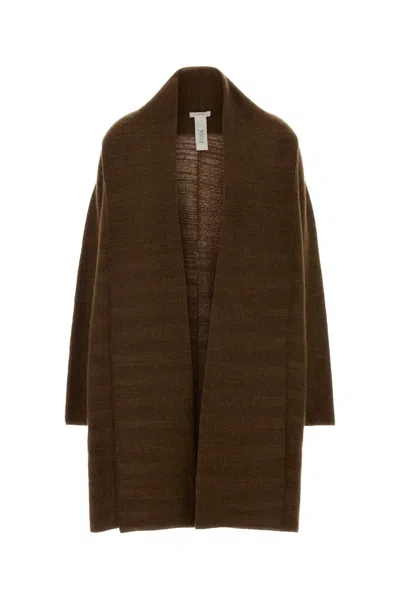 The Row Cashmere-blend Novaan Cardigan In Brown