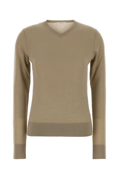 The Row Cashmere-silk Ondre Sweater In Camel