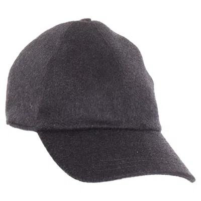 The Row Caspian Cashmere 5 Panel Baseball Cap In Blue