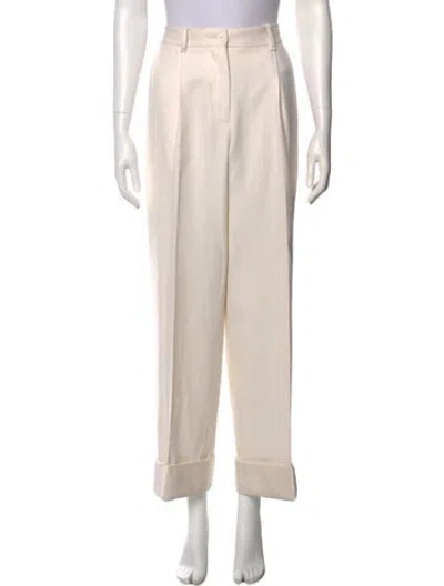 Pre-owned The Row Cassandro Pant Wide Leg Pants In Neutral