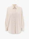 The Row Caster Shirt In Beige