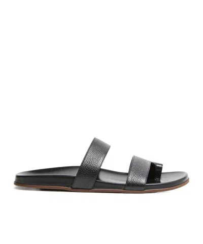 The Row Casual Flat Slippers In Black