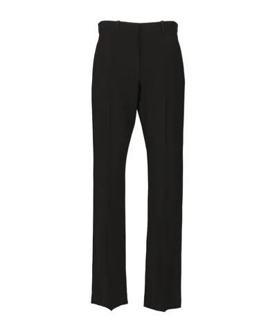 The Row Casual Pants With Belt Loops In Black