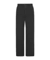 The Row Ottis Pant In Cotton And Cashmere In Black