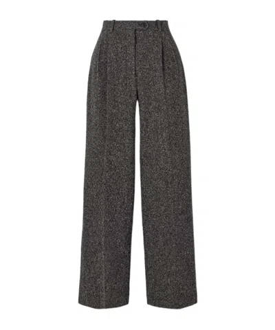 The Row Casual Pants With Belt Loops In Black