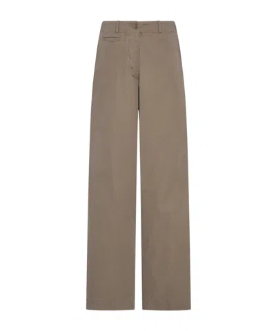 The Row Casual Pants With Belt Loops In Nude