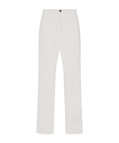 The Row Casual Pants With Belt Loops In White