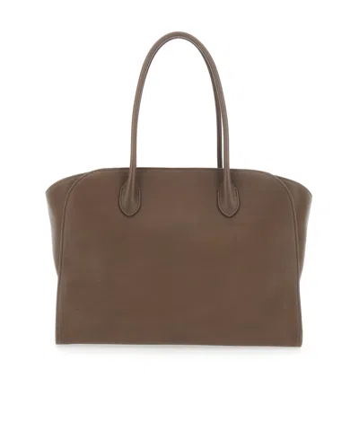 The Row Casual Tote Bag In Brown