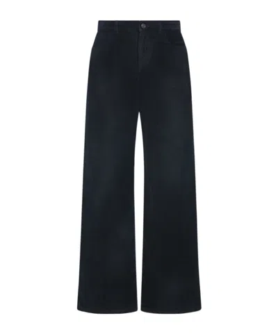 The Row Casual Trousers With Belt Loops In Black