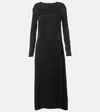 The Row Cati Maxi Dress In Black